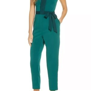 Adelyn Rae Anthropology two tone green jumpsuit!